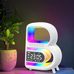 Moderní LED lampa s bezdrátovým nabíjením a vestavěným reproduktorem "B-1688