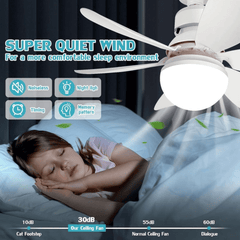 Elegantni LED luster s Ventilatorom "520" za stilsku i funkcionalnu rasvjetu vašeg prostora