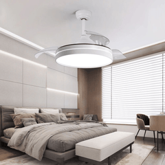 Elegantni LED Ventilator s UVLAČIVIM KRILIMA "Rixme