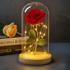 Očaravajuća LED Ruža unutar Elegantne Kupole