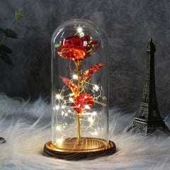 Očaravajuća LED Ruža unutar Elegantne Kupole
