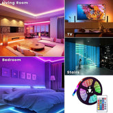 Vibrantna LED traka od 5 metara sa 16 živopisnih RGB boja