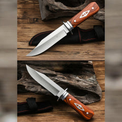 Elegantni Lovački Nož s Futrolom "Columbia" - Idealna Oprema za Avanture u Prirodi