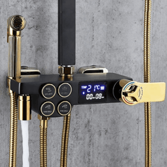 Elegantan Zlatni Tuš Baterija za Savršeno Opuštanje