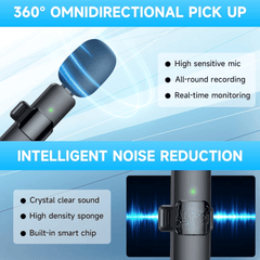 Kompaktni bežični mikrofon za pametne telefone