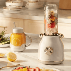 Šarmantni Mini Retro Blender s Dvije Praktične Boce