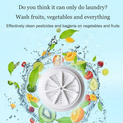 Učinkovita mini ultrazvučna turbina za temeljito pranje