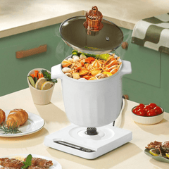 多功能电热锅 1.5L,厨房必备多用途电锅