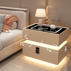 Pametni LED Noćni Ormarić "Nordic" - Moderno rješenje za osvjetljenje i organizaciju vaše sobe