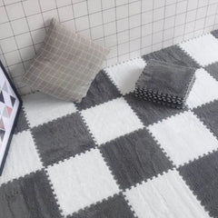 Set od 10 elegantnih plišanih podnih obloga