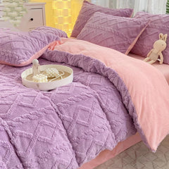 Luksuzni 4-dijelni Plišani Set Posteljine za Savršen San