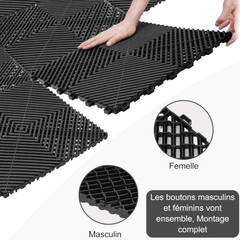 Set podnih zaštitnih ploča za garažu - 10 ili 20 komada