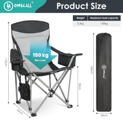 Lagana i Praktična Preklopna Kamping Stolica za Svakodnevne Avanture