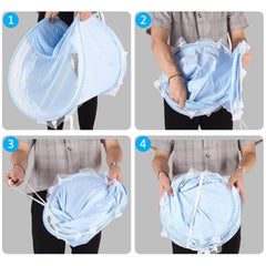 Praktični i Svijetli Prenosivi Dječji Krevetić s Zaštitnim Komarnikom