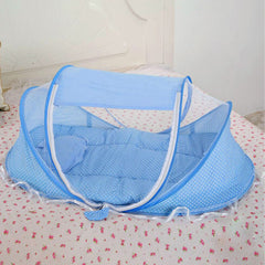 Praktični i Svijetli Prenosivi Dječji Krevetić s Zaštitnim Komarnikom