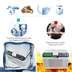 Univerzalni Prenosivi Frižider sa Dvostrukom Funkcijom (Hladno-Toplo) - Kapacitet 10L