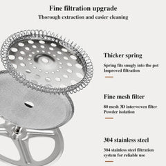 Elegantní čajník a kávový lis "Previllage