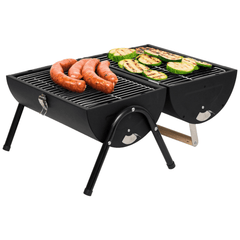 Prijenosni stolni roštilj na drveni ugalj – idealan za svaki piknik i okupljanje