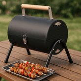 Prijenosni stolni roštilj na drveni ugalj – idealan za svaki piknik i okupljanje