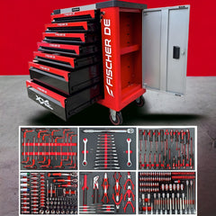 Praktična i Šik Profesionalna Kolica s Alatom "FISCHER DE