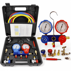 Komplet Profesionalnih Manometara za Klimatizaciju