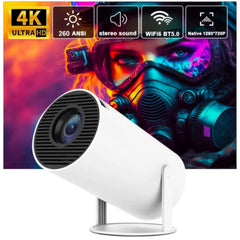 Projektor Android 11 4K Ultra HD 1080P - Fernseher für Heimkino und Multimedia