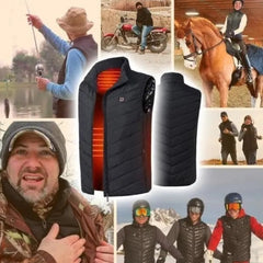 Inovativni Prsluk s Ugrađenim Grijačima za Savršenu Udobnost