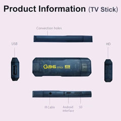 Q96 Android TV Stick with 8GB RAM and 128GB Storage – Unleash Your Entertainment!