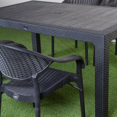 Elegantni Ratan Vrtni Stol (120x70 cm) za Savršen Ugođaj na Dvorištu