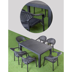 Elegantni Ratan Vrtni Stol (120x70 cm) za Savršen Ugođaj na Dvorištu