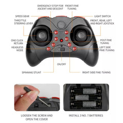 Mini Akrobatski Dron s Svjetlećim Efektima za Uzbudljive Letove