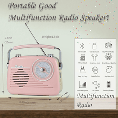 Vintage-Inspired Bluetooth Radio "MK-2181BT