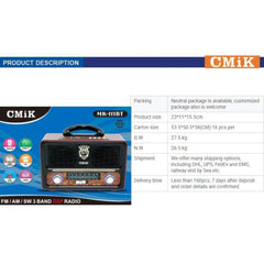 Vintage Bluetooth Radio "M-111BT