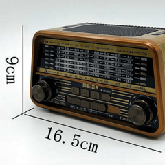 Radio rétro "M-1940BT" - Son Vintage et Connectivité Bluetooth