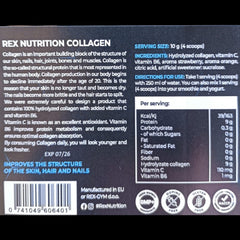 REX Nutrition" Premium Collagen Powder - 250g for Radiant Skin and Healthy Joints