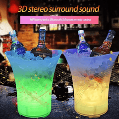 RGB LED Zvučnik s Bluetoothom - Kanta za zabavu 7L