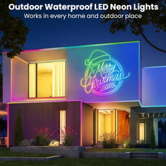 Rixme 5m RGB LED Neon Strip - Illuminate Your Space with Vibrant Colors!