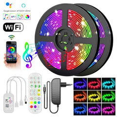 Rixme" pametna LED traka s daljinskim upravljačem (15 metara) - BT/WiFi povezivanje za savršenu ambijent!