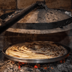 Unikatni Sač Peka – Ručno Kovani Set s Tepsijom od 50 cm