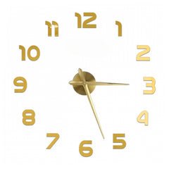 Savršen 3D Zidni Sat s Samoljepljivim Dizajnom