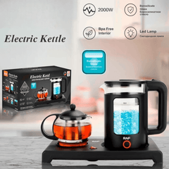 Elegantni set Kuhalo sa postoljem "Silver Love