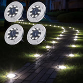 Zbora od 4 elegantne solarne lampe za osvjetljavanje vašeg prostora