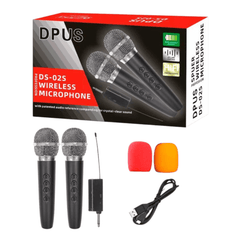Set dva bežična mikrofona "DS-02S" za savršeno snimanje i performanse!