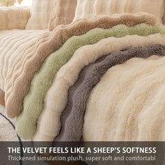 Luksuzni Set Prekrivača od Umjetnog Krzna