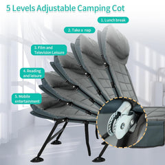 Praktična i Udobna Sklopiva Ležaljka za Ribičarenje