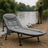 Praktična i Udobna Sklopiva Ležaljka za Ribičarenje