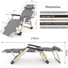 Udobna Skopiva Ležaljka "Sedia da Riposo" za Savršen Odmor