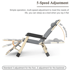 Udobna Skopiva Ležaljka "Sedia da Riposo" za Savršen Odmor