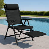 Unikatna Sklopiva Stolica s Udobnim Izvlačivim Naslonom za Noge