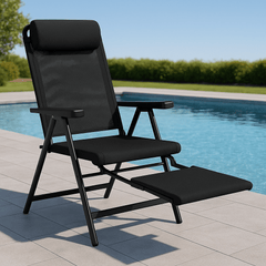 Unikatna Sklopiva Stolica s Udobnim Izvlačivim Naslonom za Noge